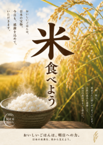 保護中: 米、食べよう